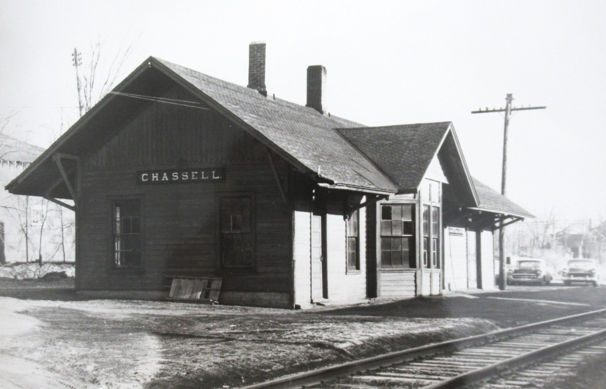 Chassell Depot in the 1950's